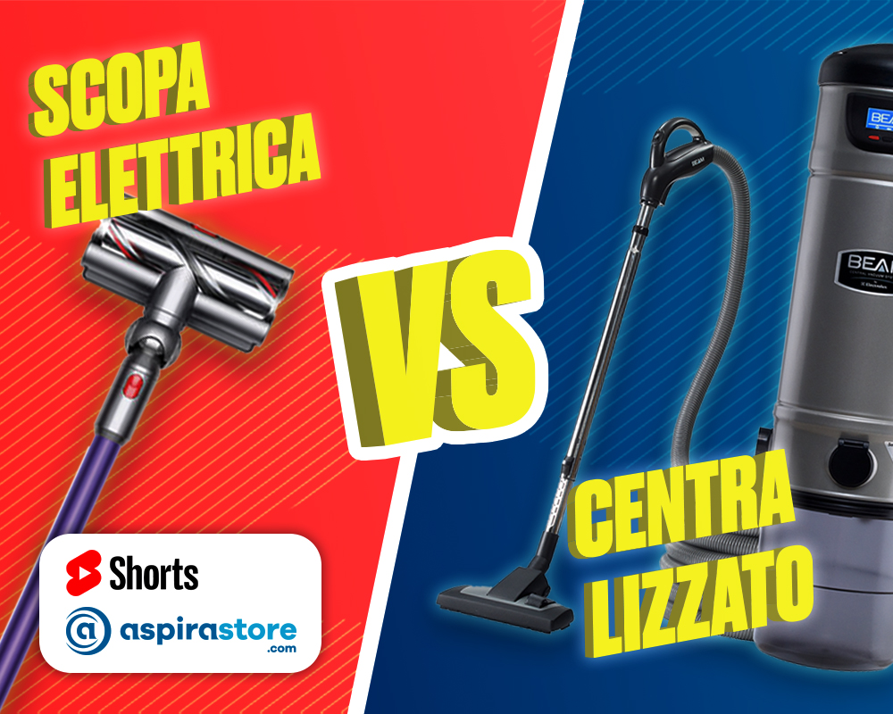 Copertina video aspirapolvere centralizzato vs scopa elettrica senza fili