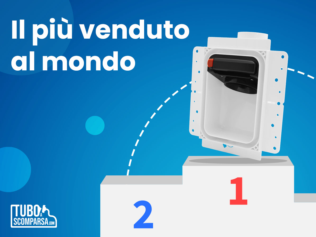 Tubo a scomparsa è l'impianto di aspirapolvere più venduto in Italia e al mondo